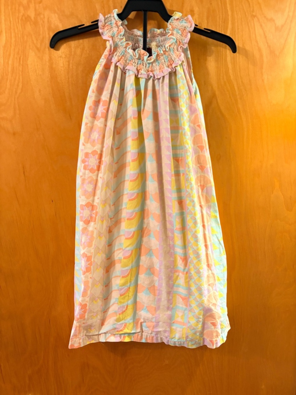 Tea Collection Pastel Multicolor Floral Dress size 7 Morocco Collection 2014
